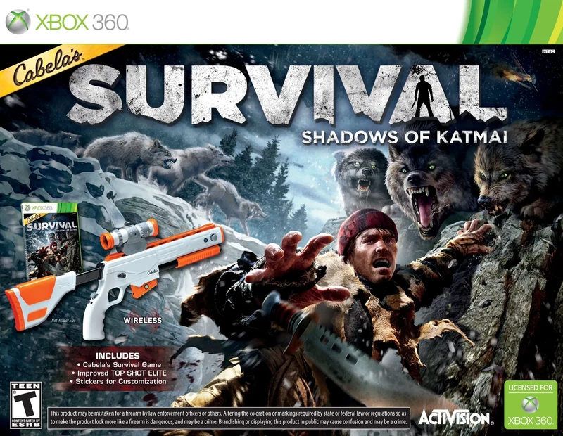 Cabela's Survival: Shadows Of Katmai [Gun Bundle]- Microsoft Xbox 360