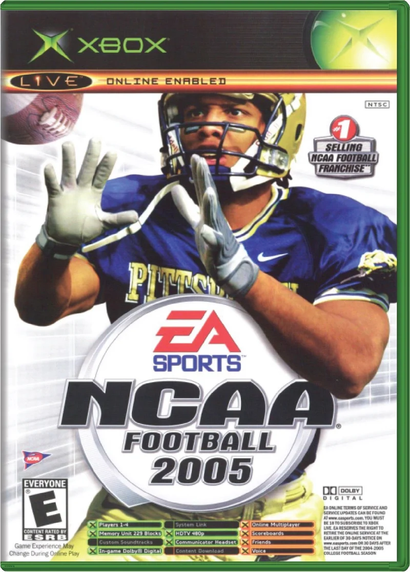 NCAA Football 2005 Top Spin Combo - Microsoft Xbox