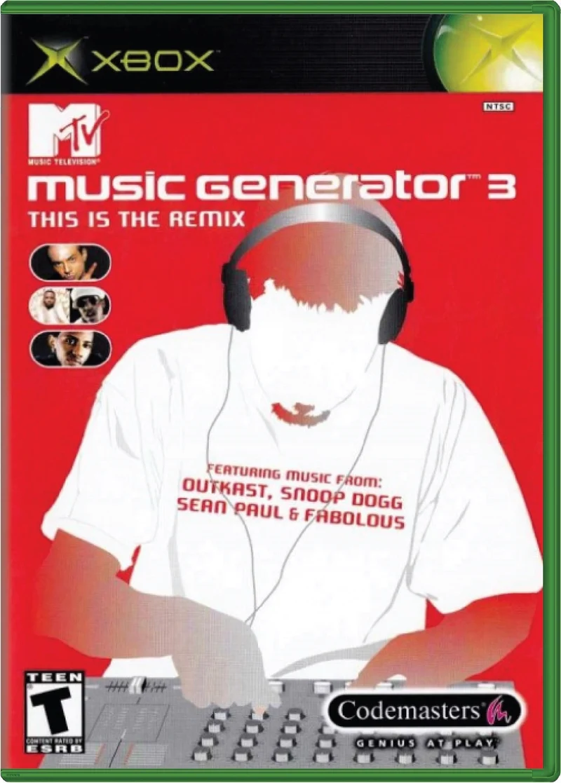 MTV Music Generator 3 This is the Remix - Microsoft Xbox