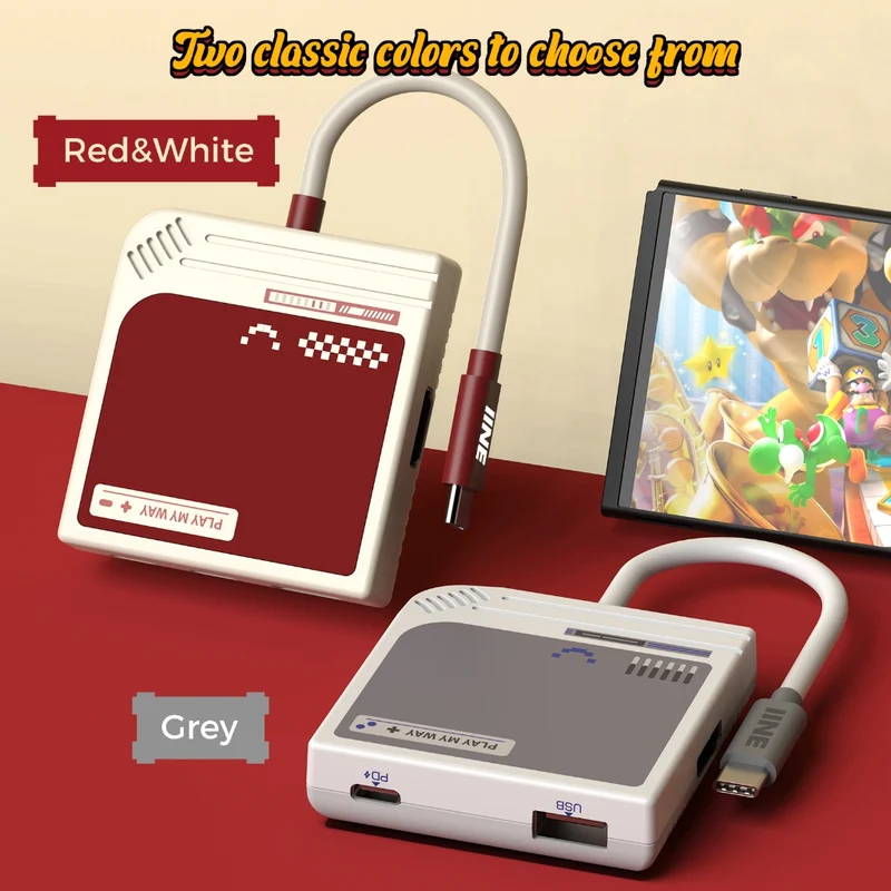 IINE Switch Video Converter 3-in-1 HD Resolution Conversion for Nintendo Switch