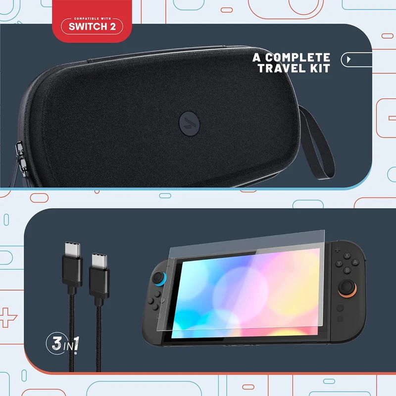 Nintendo Switch 2 Stealth Handheld Console Premium Travel Kit