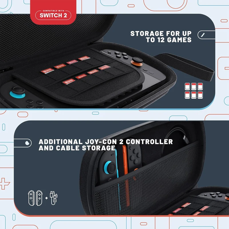 Nintendo Switch 2 Stealth Handheld Console Premium Travel Kit