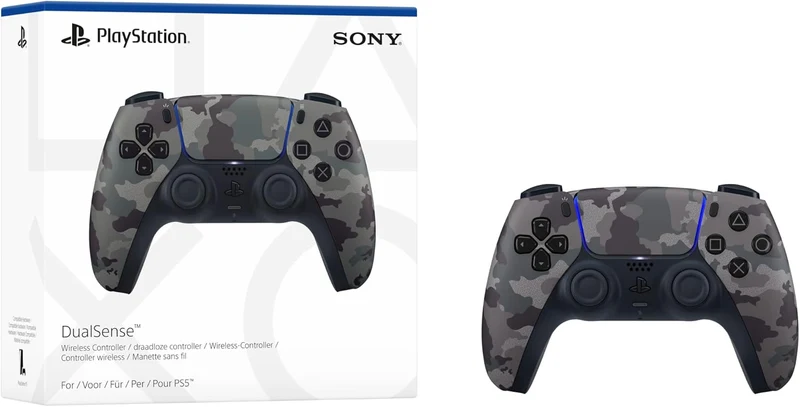Playstation 5 DualSense Wireless Controller [Gray Camouflage]
