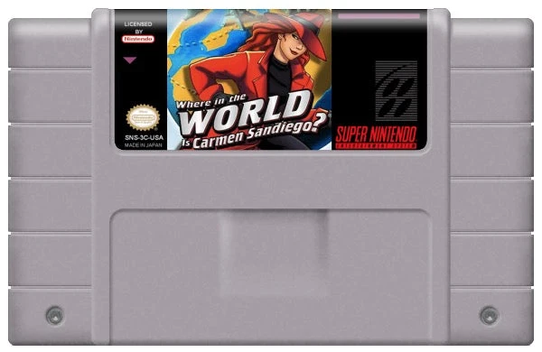 Where in the World is Carmen Sandiego - Nintendo SNES