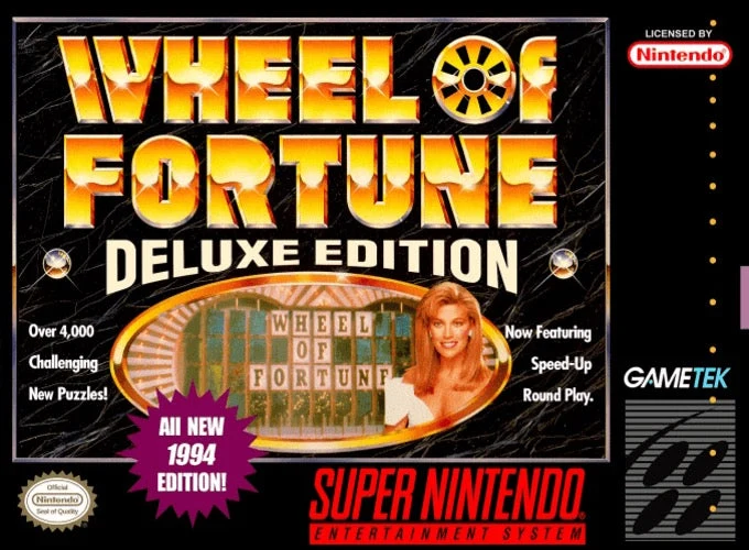 Wheel of Fortune Deluxe Edition - Nintendo SNES