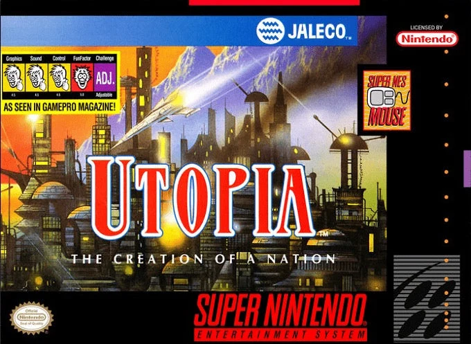 Utopia The Creation of a Nation - Nintendo SNES