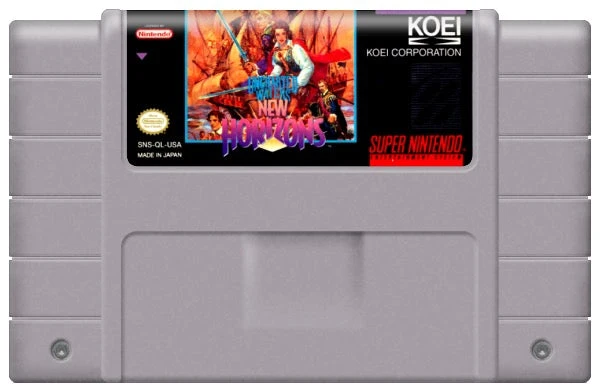 Uncharted Waters New Horizons - Nintendo SNES