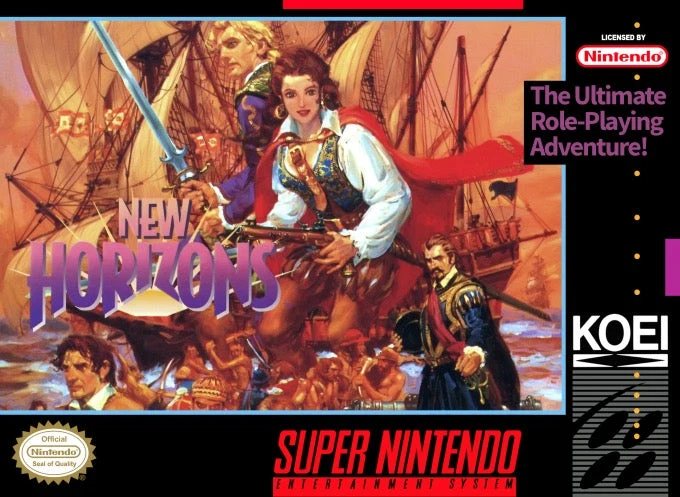 Uncharted Waters New Horizons - Nintendo SNES
