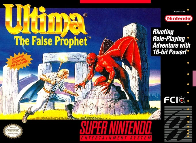 Ultima The False Prophet - Nintendo SNES