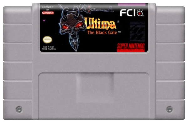 Ultima The Black Gate - Nintendo SNES