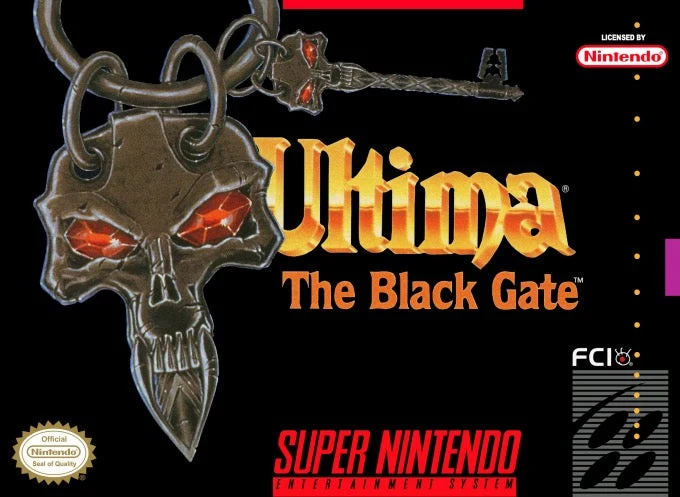 Ultima The Black Gate - Nintendo SNES