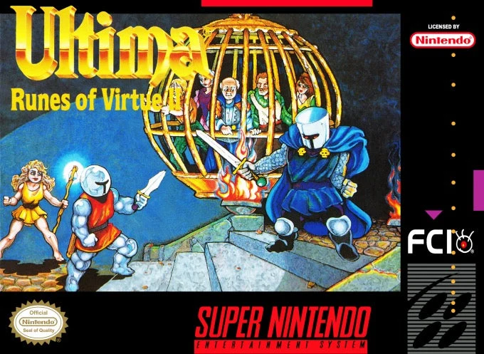 Ultima Runes of Virtue II - Nintendo SNES