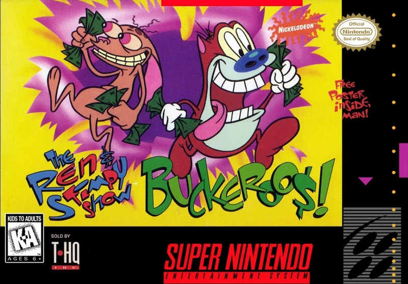 The Ren and Stimpy Show Buckeroos - Nintendo SNES