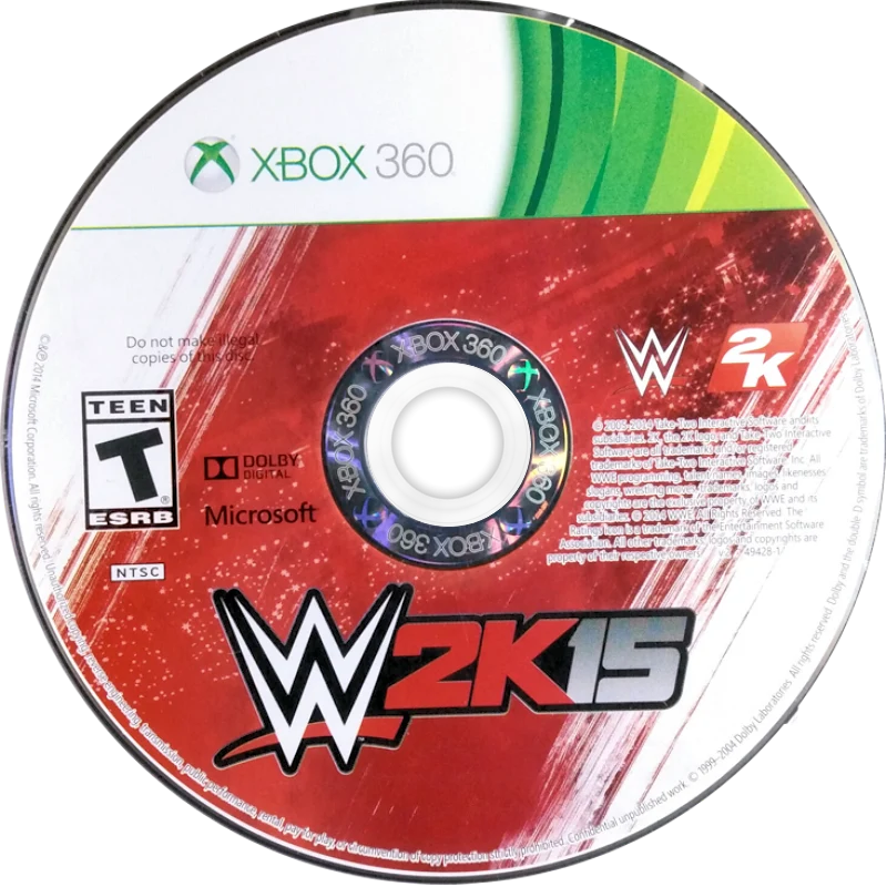 WWE 2K15 - (Game Only) (Xbox 360)