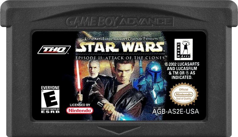 Star Wars Episode II Attack of the Clones - (Game Only) (GameBoy Advance)