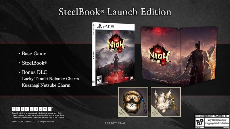 Nioh 3 - SteelBook Launch Edition - (New) (Playstation 5)