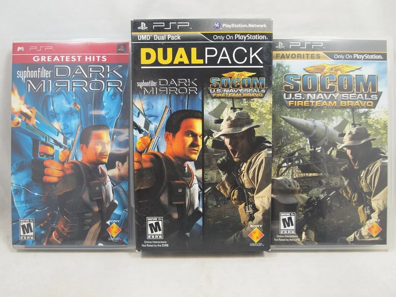 Syphon Filter: Dark Mirror & SOCOM Fireteam Bravo [Dual Pack] - Sony PSP