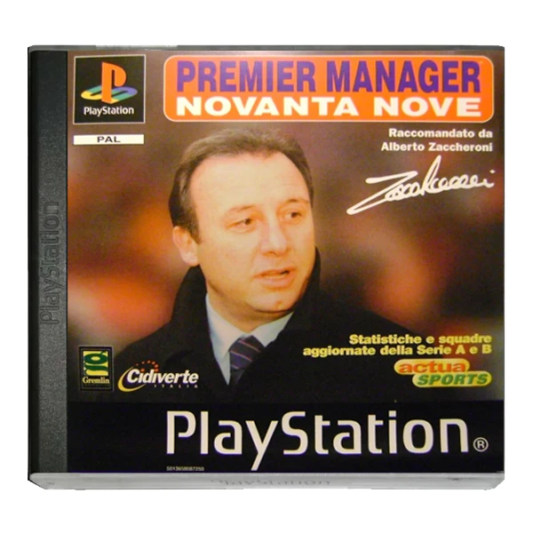 Premier Manager Novanta Nove 99 PS1 - Usato
