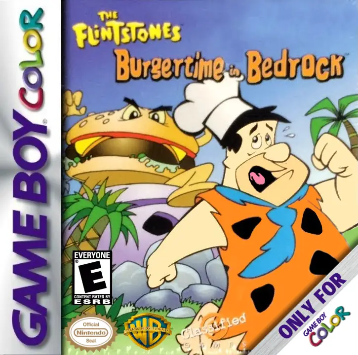 The Flintstones Burgertime in Bedrock - Nintendo Game Boy Color