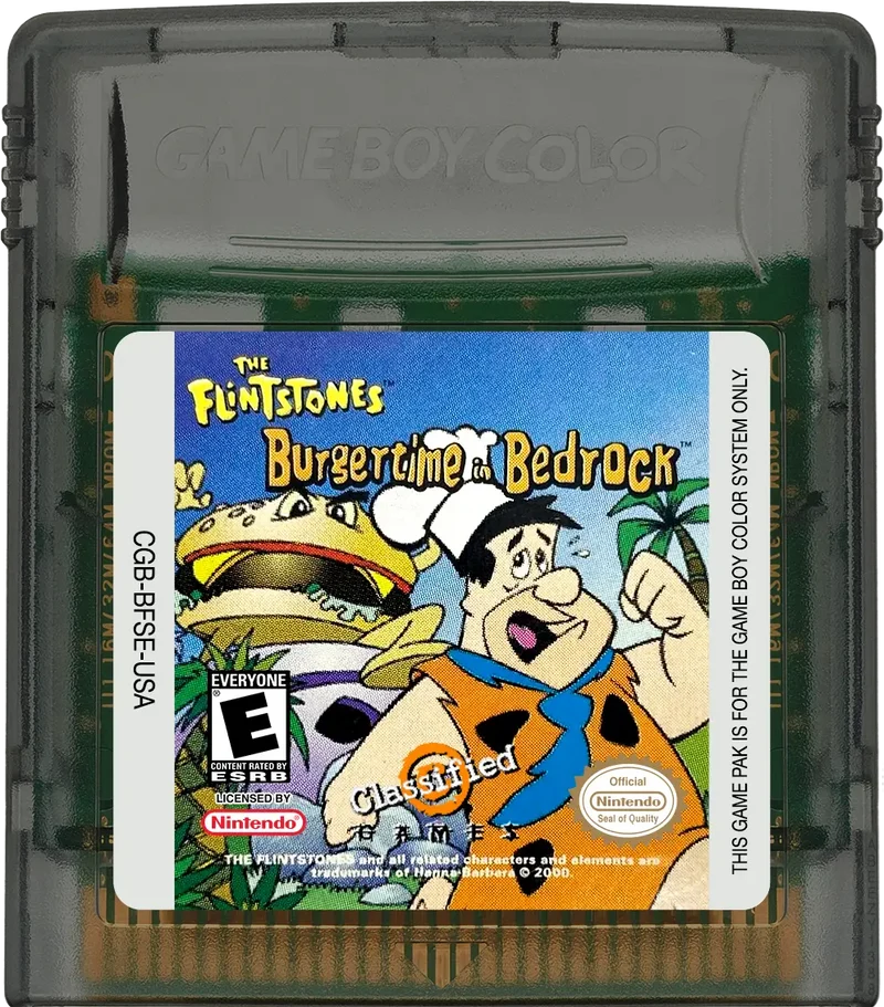 The Flintstones Burgertime in Bedrock - Nintendo Game Boy Color