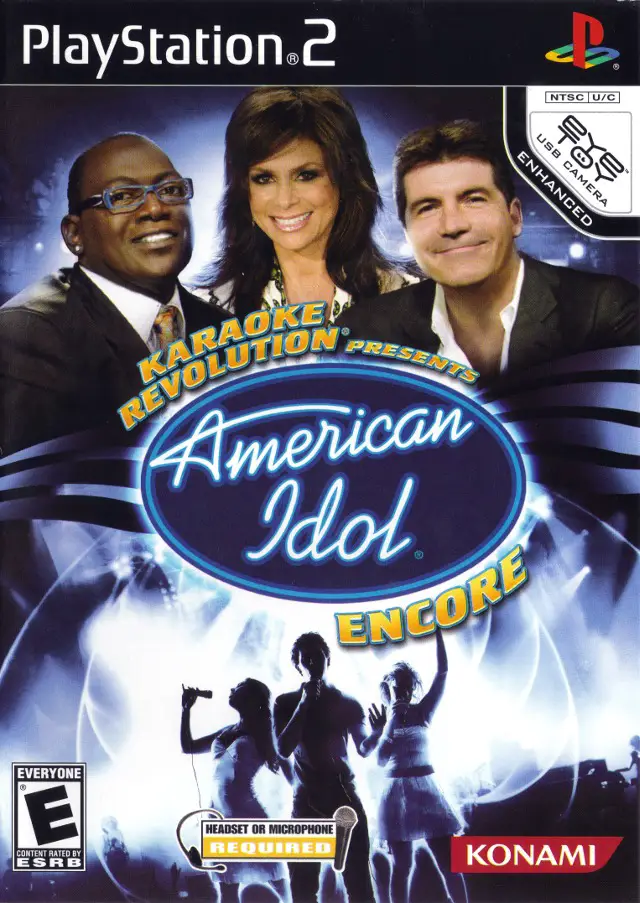 Karaoke Revolution American Idol Encore - Sony PlayStation 2 (PS2)