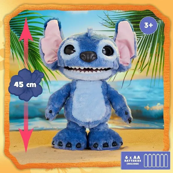 Disney Stitch, Interactive Plush Toy