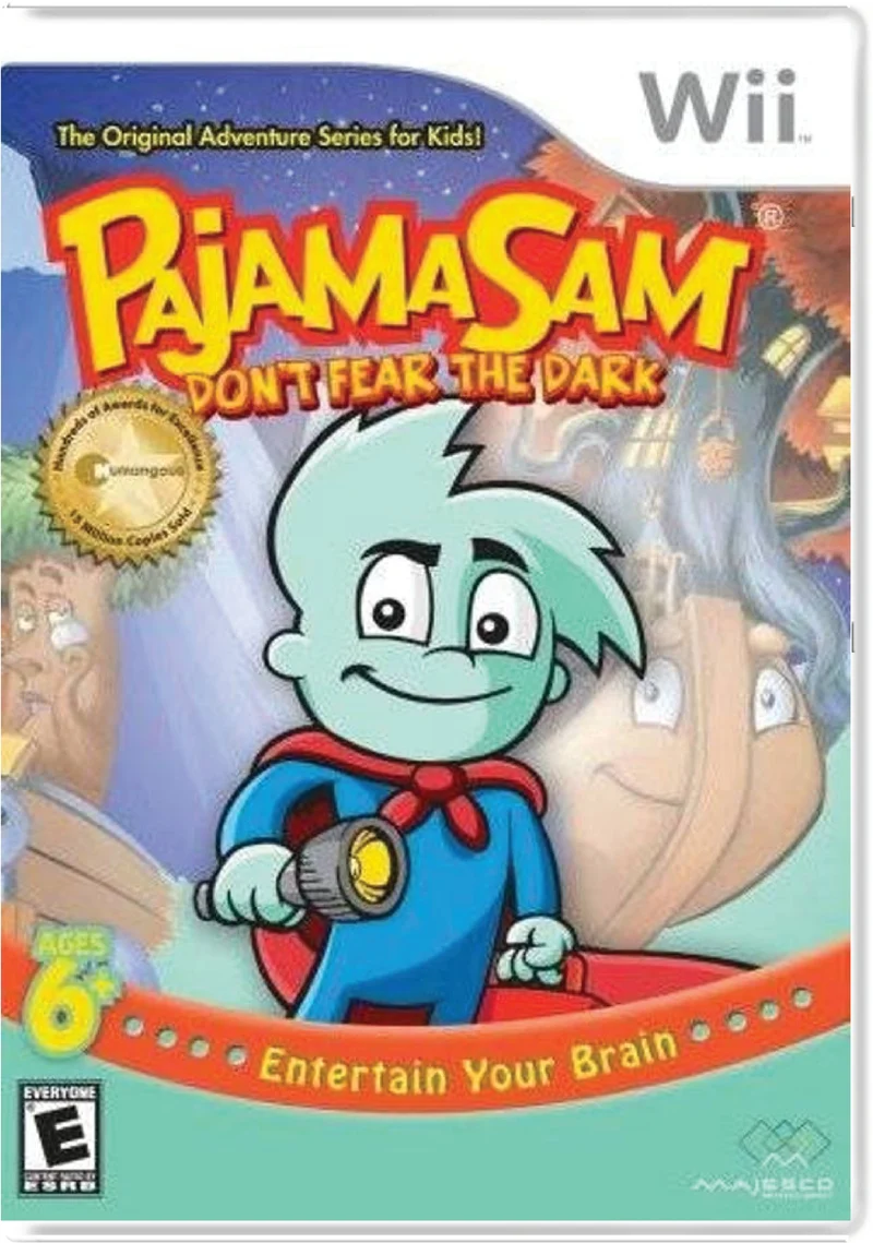 Pajama Sam in Don't Fear the Dark - Nintendo Wii