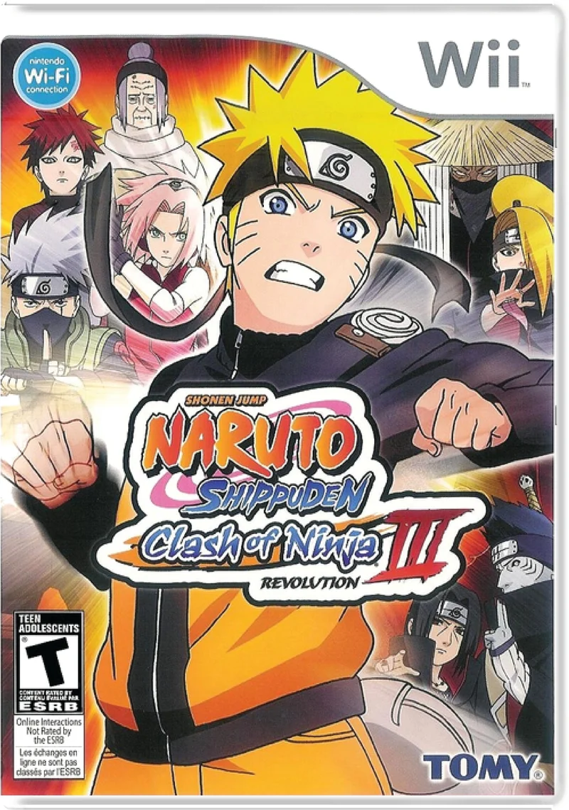 Naruto Shippuden Clash of Ninja Revolution 3 - Nintendo Wii