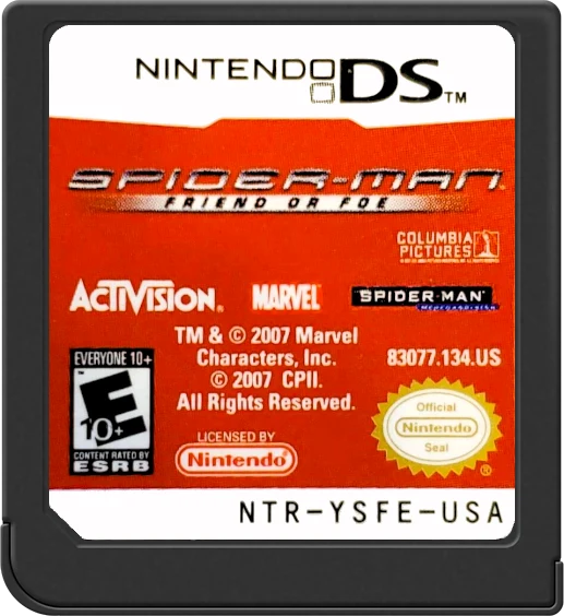 Spiderman Friend or Foe - (Game Only) (Nintendo DS)