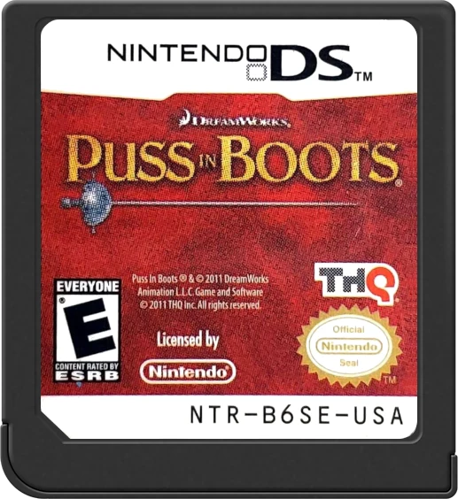 Puss In Boots - (Game Only) (Nintendo DS)