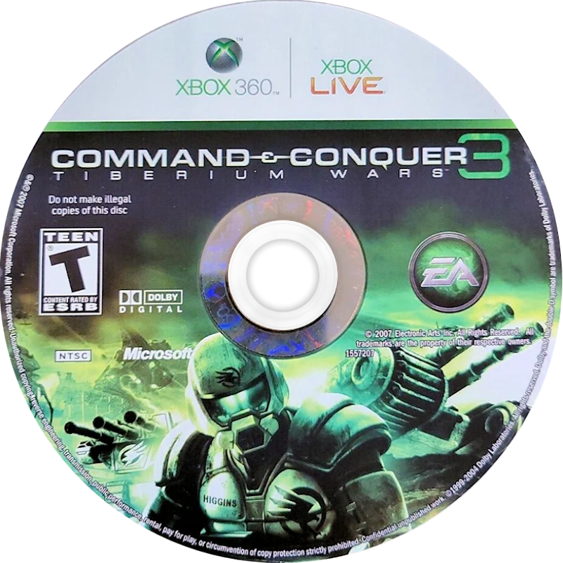 Command & Conquer 3 Tiberium Wars - (Game Only) (Xbox 360)