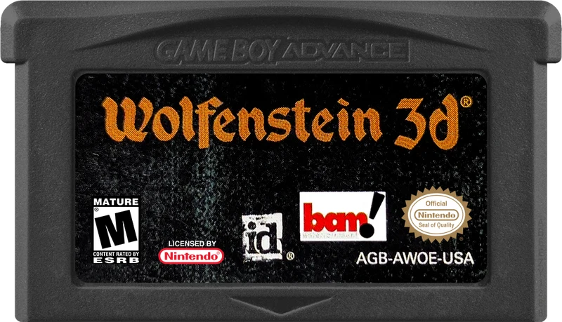 Wolfenstein 3D - (Game Only) (GameBoy Advance)
