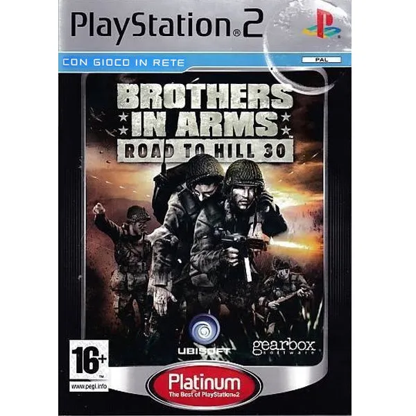 Brothers In Arms Road to Hill 30 PS2 Platinum - Usato