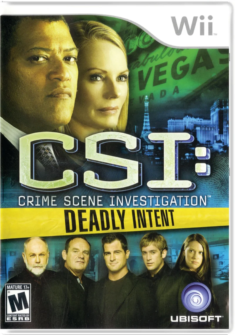 CSI Crime Scene Investigation Deadly Intent - Nintendo Wii