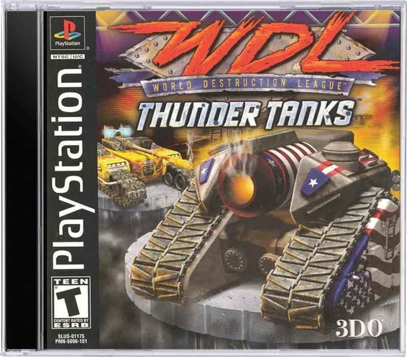 World Destruction League Thunder Tanks - Sony PlayStation 1 (PS1)