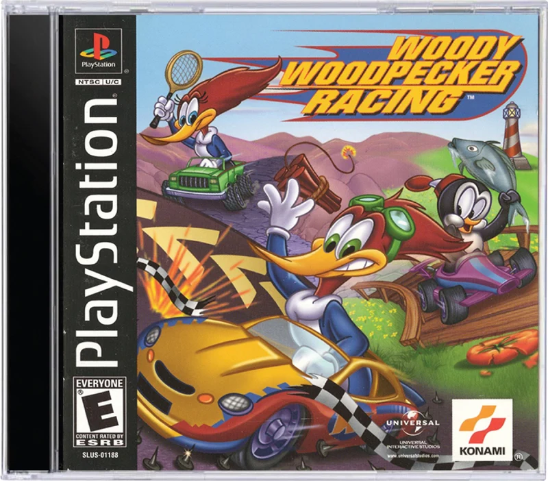 Woody Woodpecker Racing - Sony PlayStation 1 (PS1)