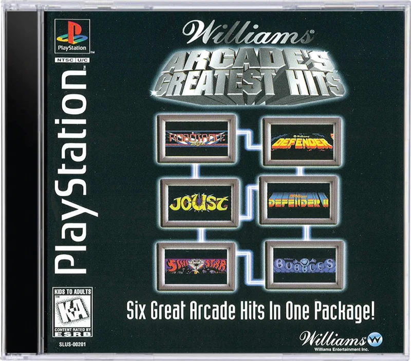Williams Arcade's Greatest Hits - Sony PlayStation 1 (PS1)