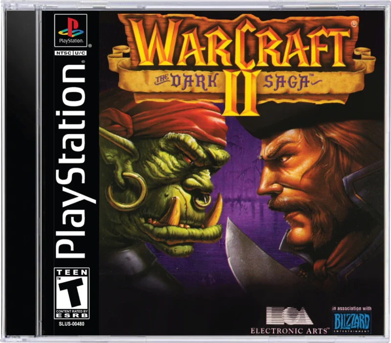 Warcraft II The Dark Saga - Sony PlayStation 1 (PS1)