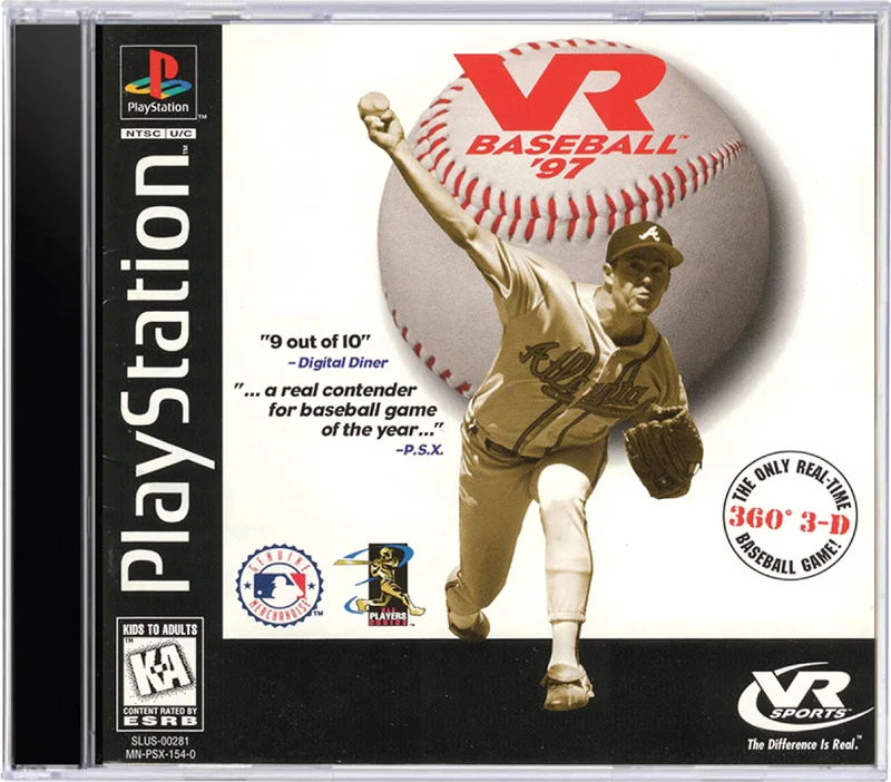 VR Baseball 97 - Sony PlayStation 1 (PS1)
