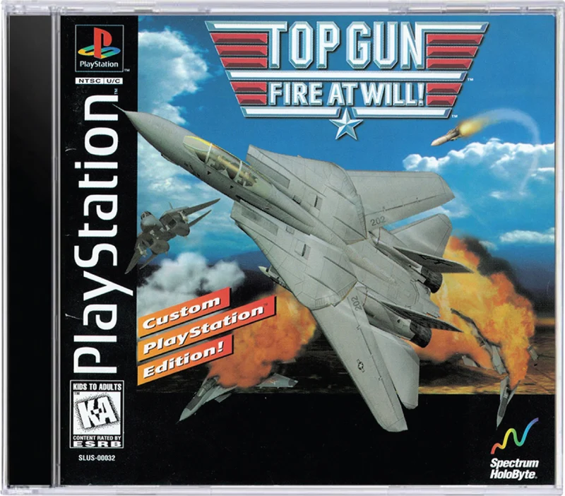 Top Gun Fire at Will - Sony PlayStation 1 (PS1)