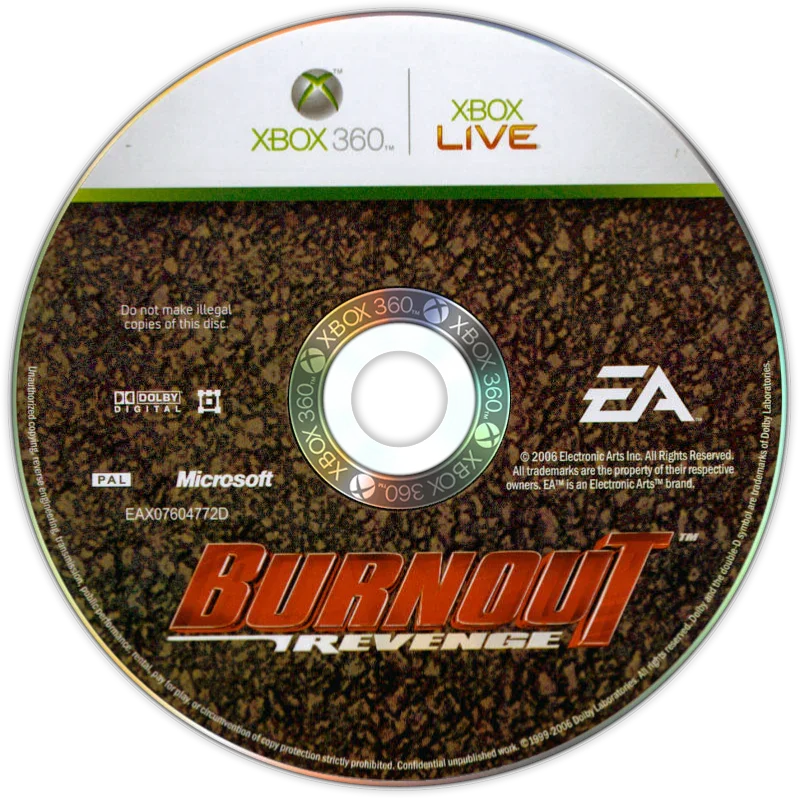Burnout Revenge [Platinum Hits] - (Game Only) (Xbox 360)