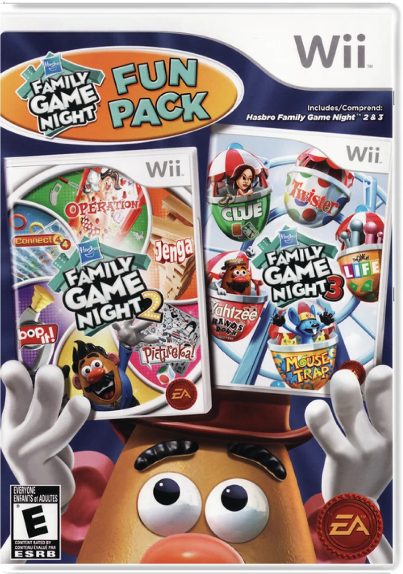 Hasbro Family Game Night Fun Pack - Nintendo Wii