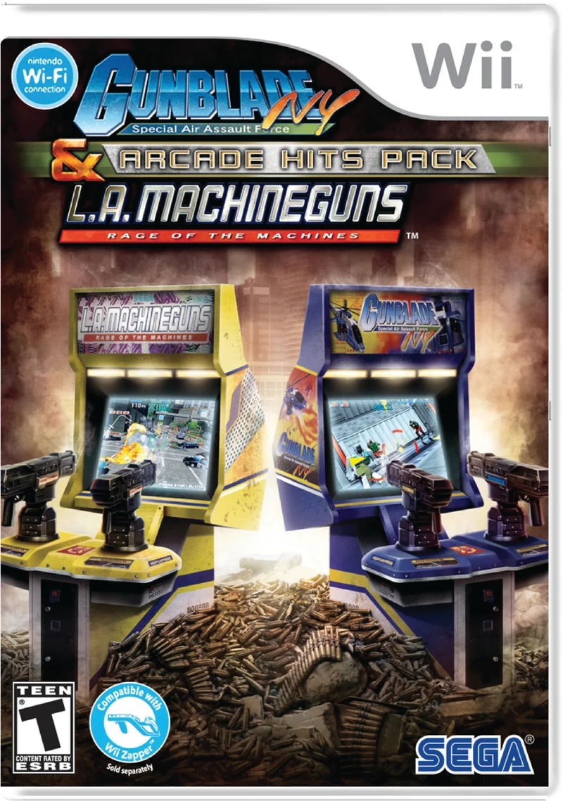 Gunblade NY & LA Machineguns Arcade Hits Pack - Nintendo Wii