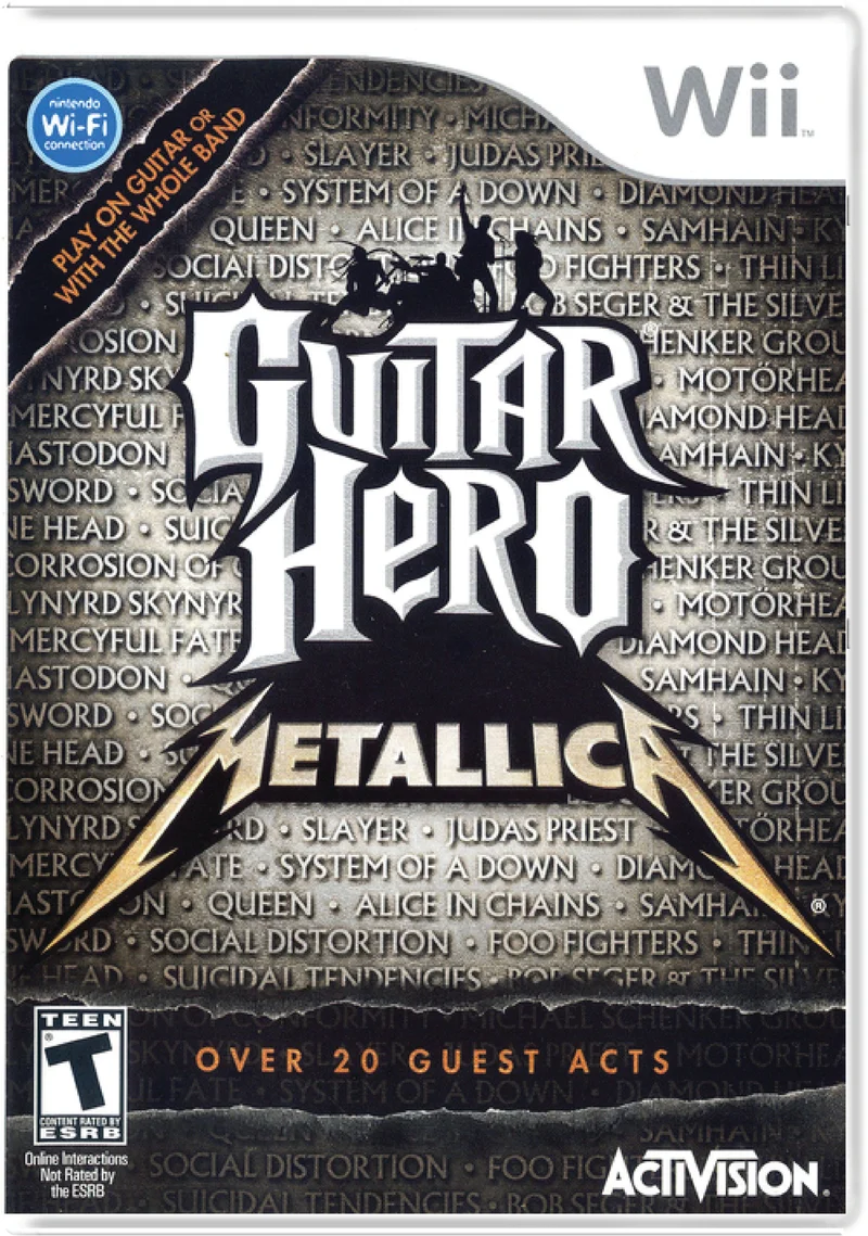 Guitar Hero Metallica - Nintendo Wii