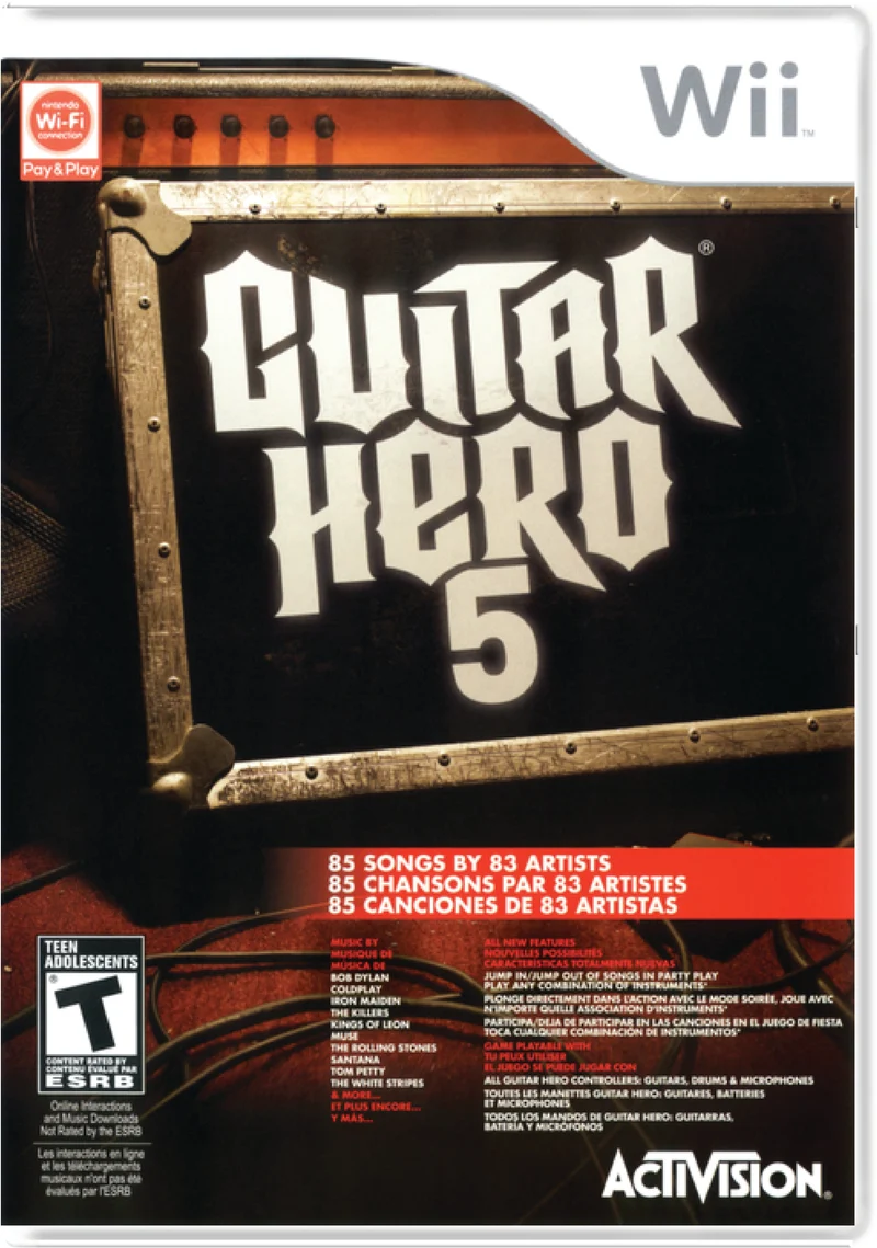 Guitar Hero 5 - Nintendo Wii