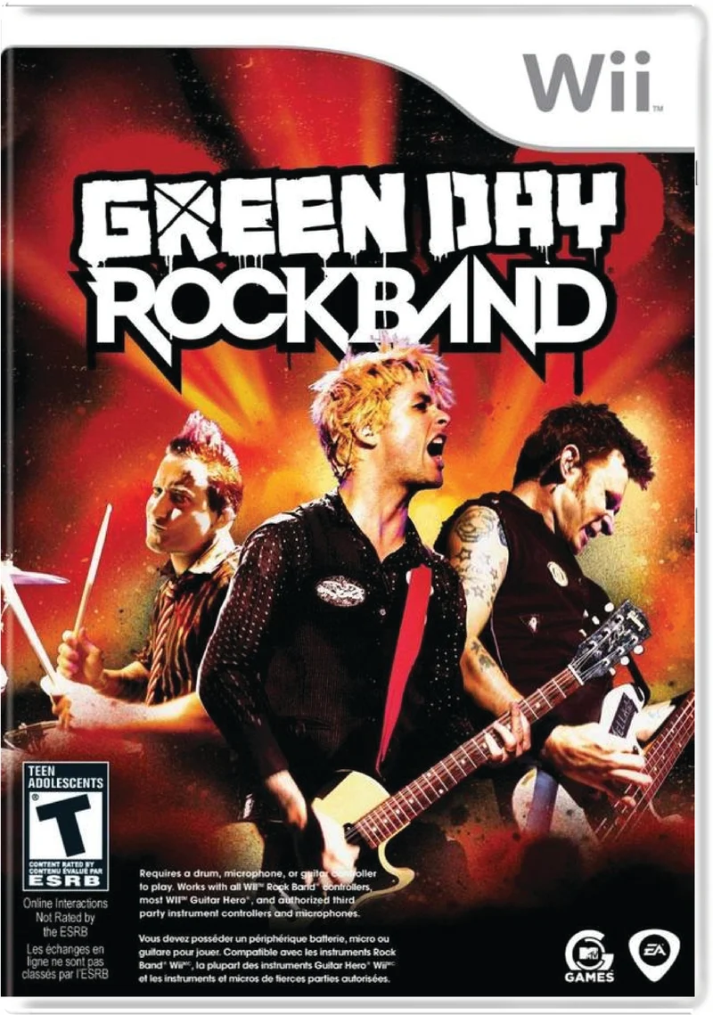 Green Day Rock Band - Nintendo Wii