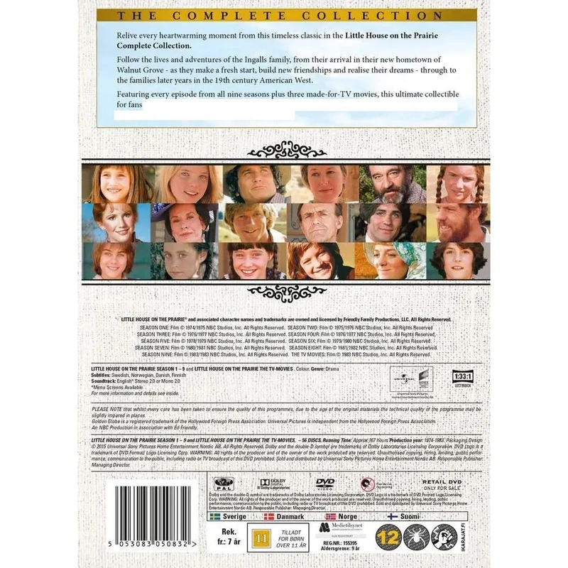 Little House on the Prairie DVDs - Complete Series (56 disc)