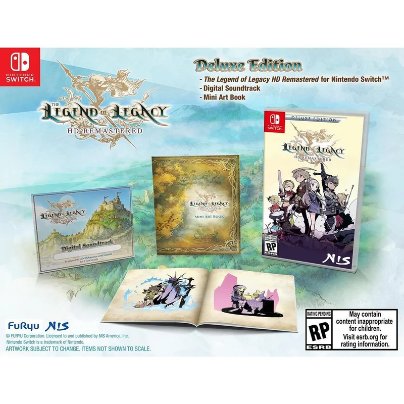 The Legend of Legacy HD Remastered - (New) (Nintendo Switch)