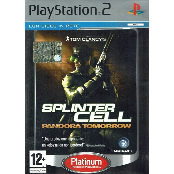Tom Clancy's Splinter Cell Pandora Tomorrow PS2 - Usato
