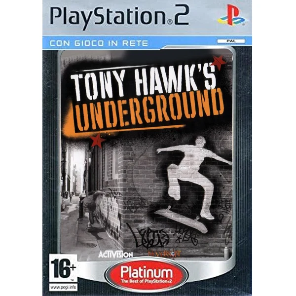 Tony Hawk's Underground PS2 Platinum - Usato